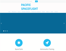 Tablet Screenshot of pacificspaceflight.com